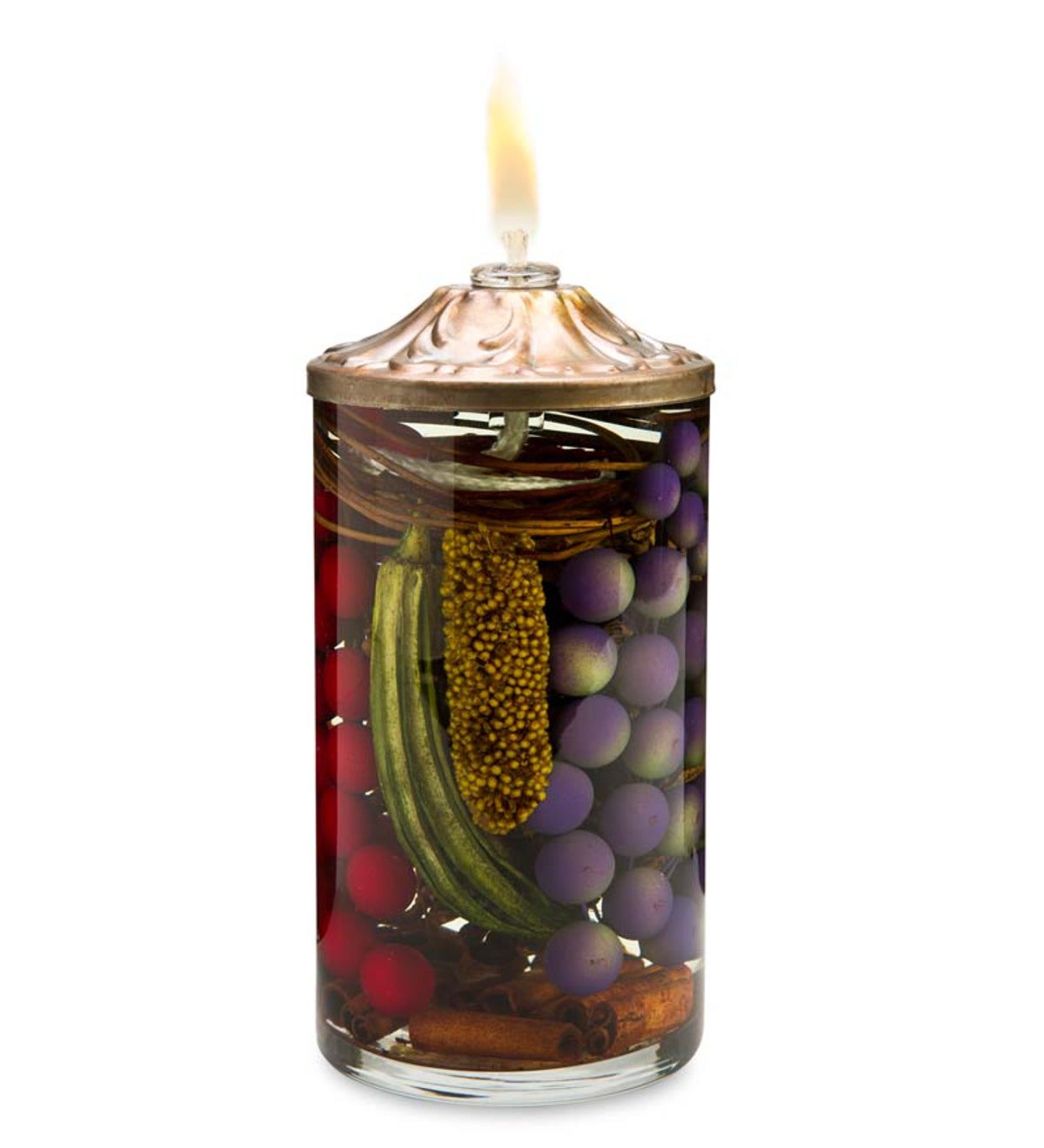 Cylinder Berry Lifetime Oil Candle