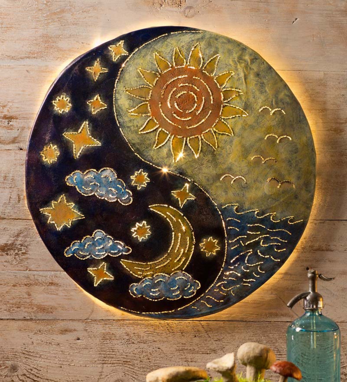 SALE! Sun and Moon Yin Yang Wall Art