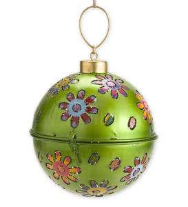 Lighted Metal Ornaments - Flower