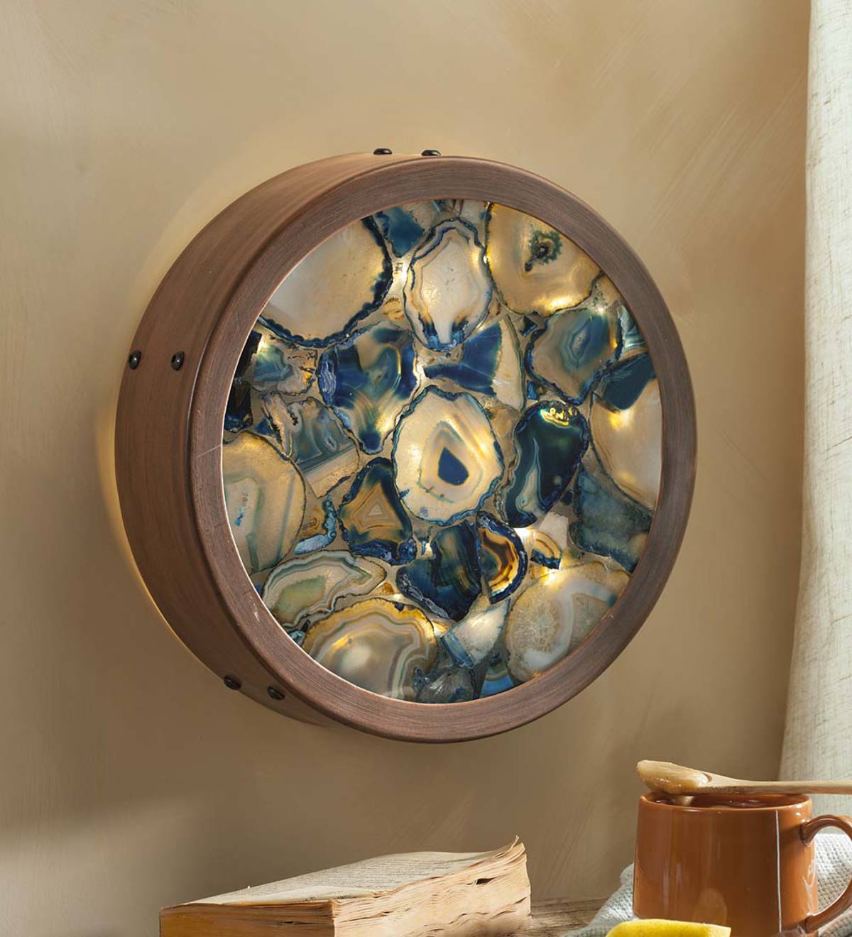 Agate Lighted Wall Art