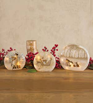 Forest Friends Lighted Tabletop Decoration