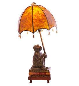 Well-Read Monkey Table Lamp
