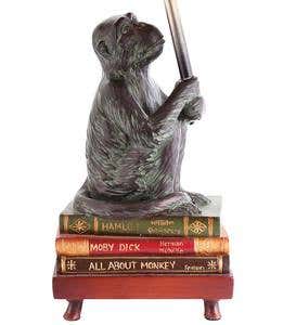Well-Read Monkey Table Lamp