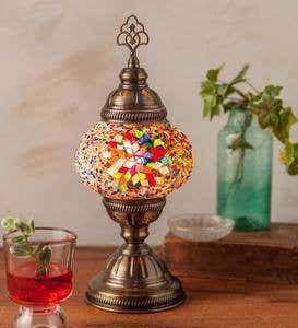 Handcrafted Turkish Glass Mosaic Lamp