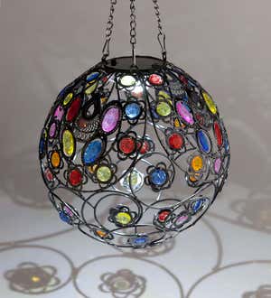 Hanging Colorful Solar Lighted Ball
