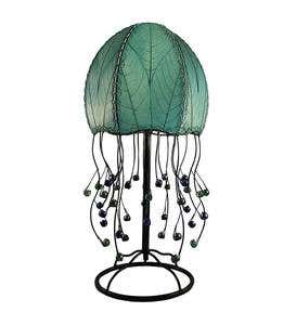 Handcrafted Jellyfish Table Lamp - Aqua