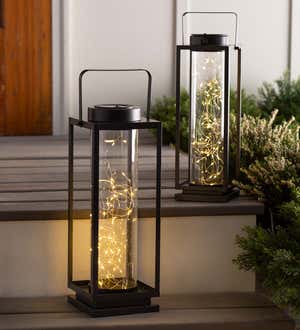 Firefly Lanterns with Solar String Lights