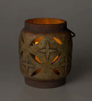 Handcrafted Earthenware Luminary