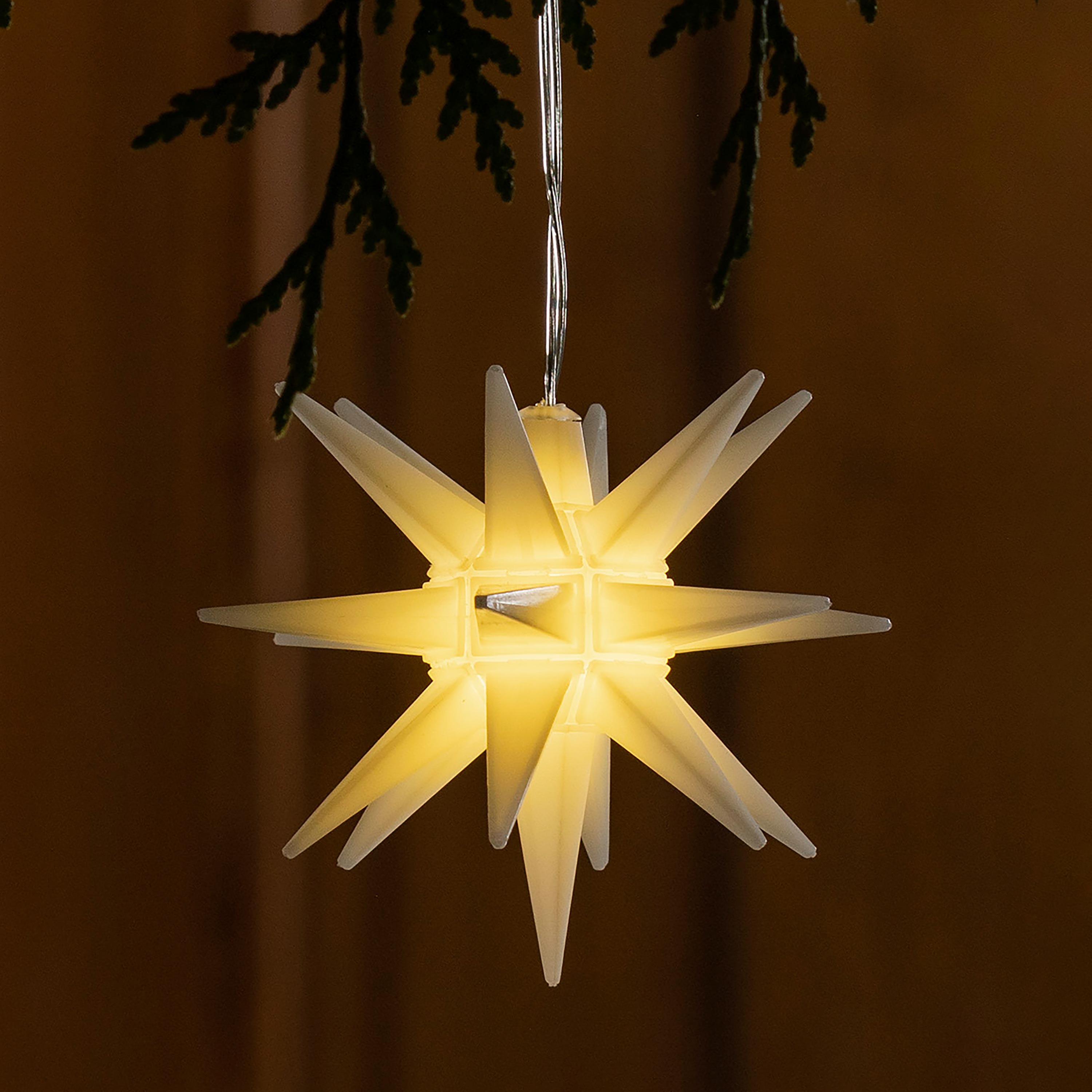 Small Moravian Star Hanging LED Light