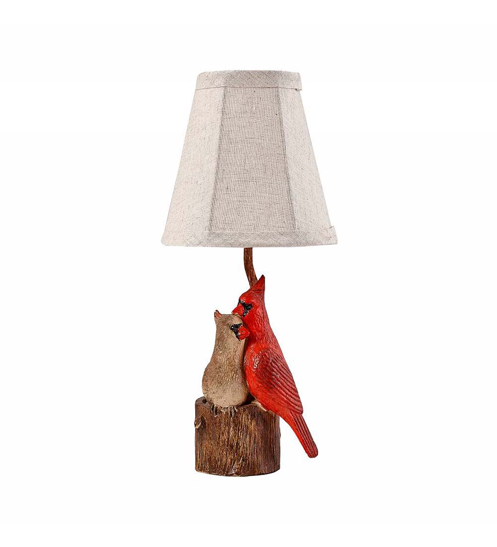 Mr. and Mrs. Cardinal Accent Lamp