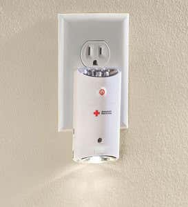 Portable Plug-And -Charge LED Blackout Buddy Flashlight, Set of 2