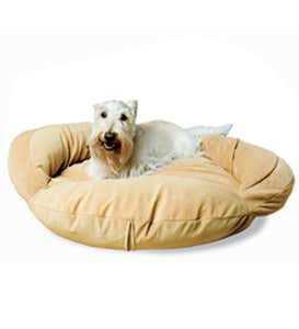 Medium Bolster Pet Bed - Sage