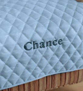 Personalized Pet Loveseat Cover - Taupe