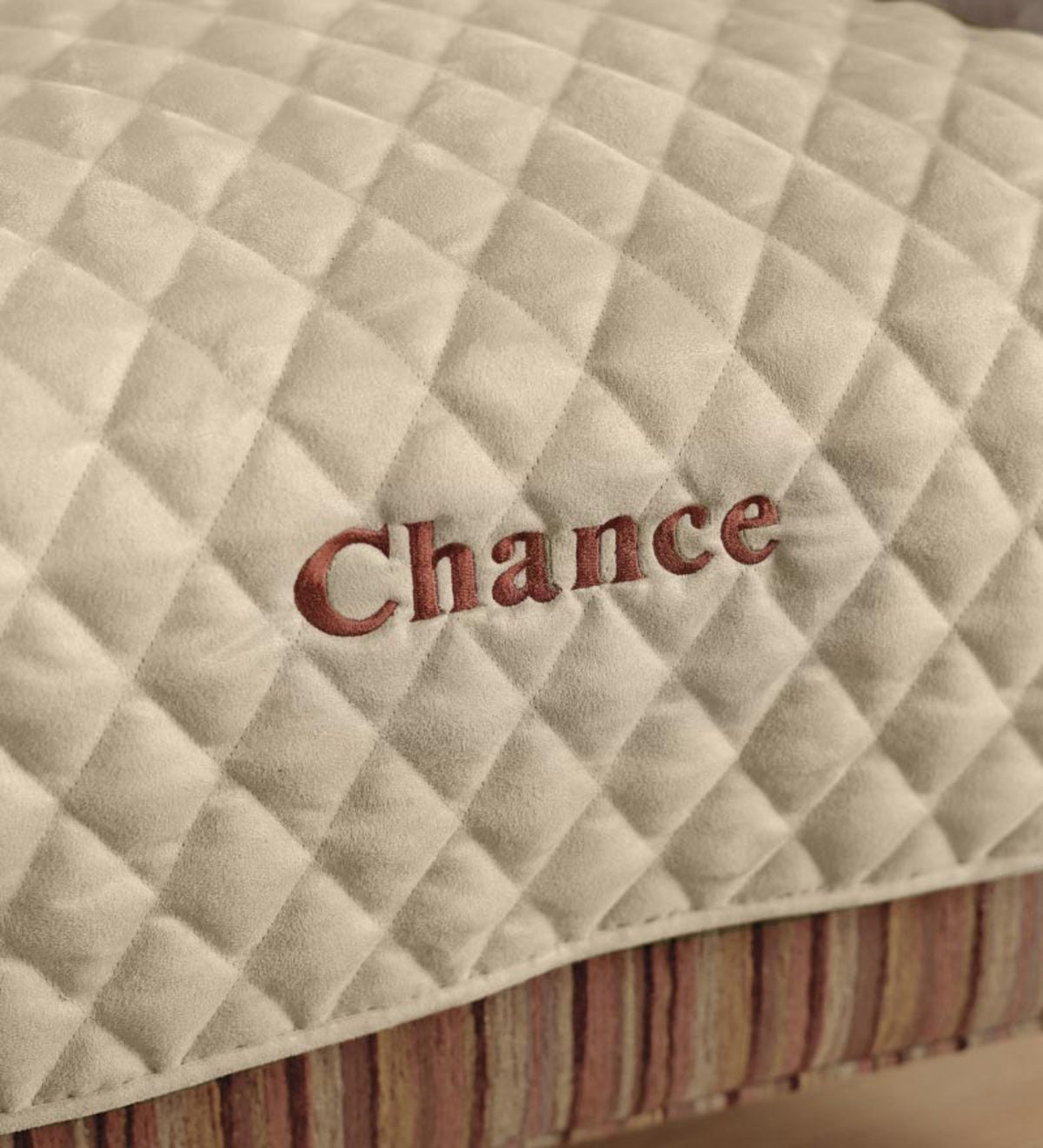 Personalized Pet Loveseat Cover - Taupe