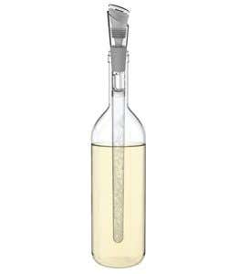 Wine Cooling Rod With Pour Spout - Green
