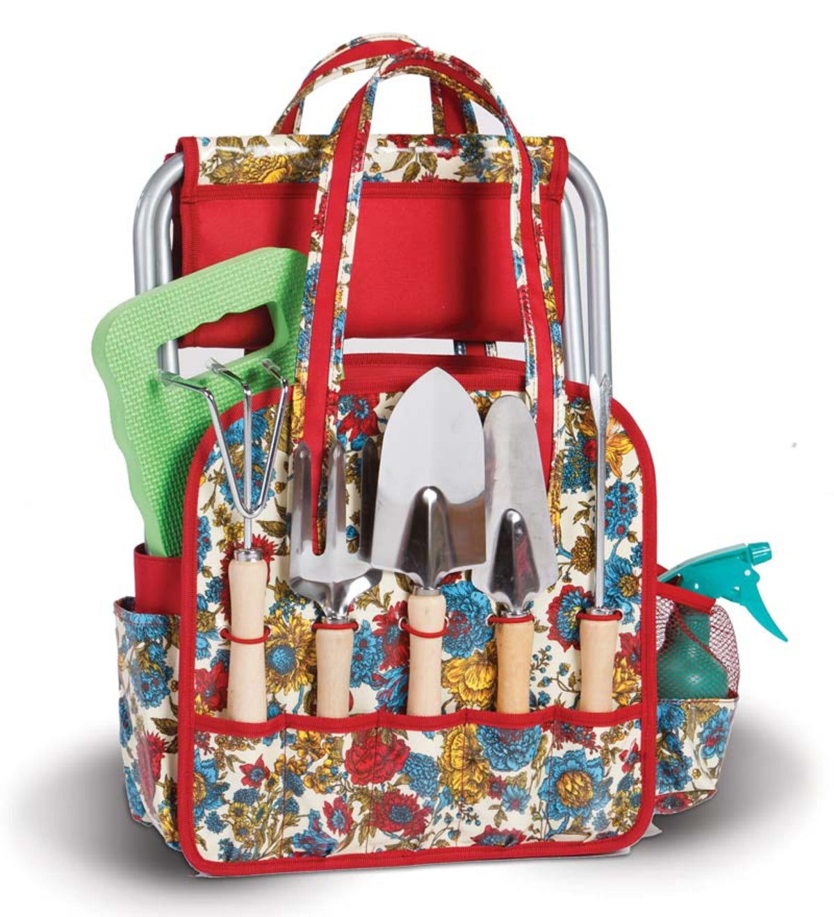Floral Garden Tote and Tools Set