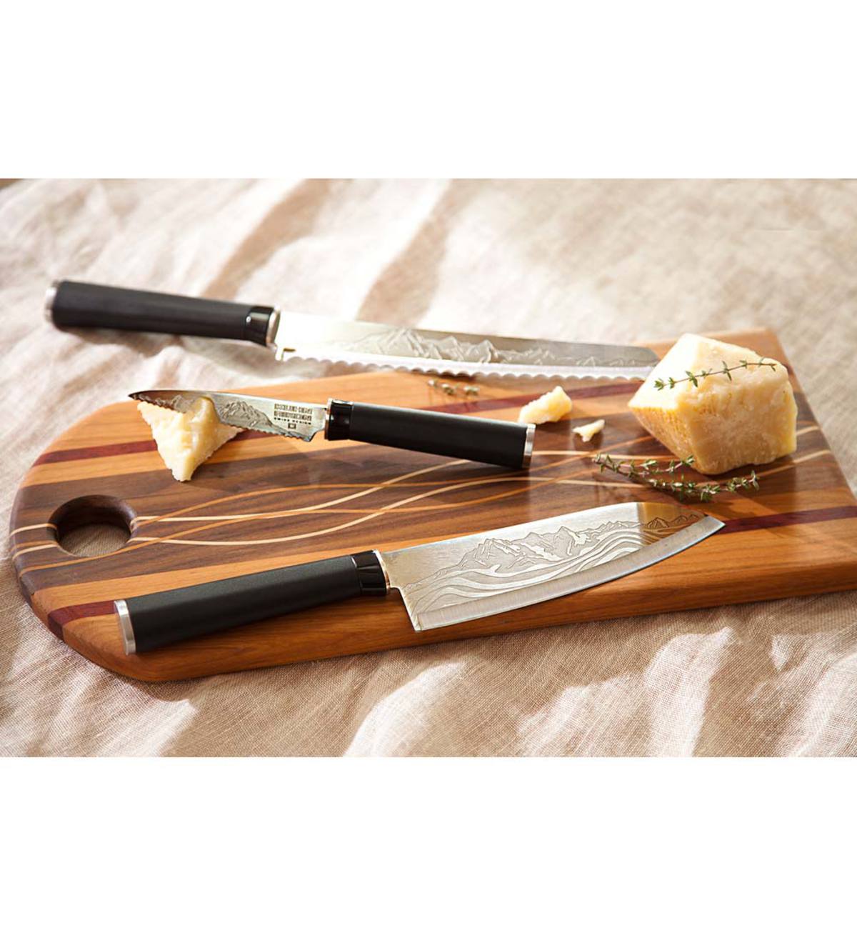 Handcrafted Wooden Bread Cutting Board