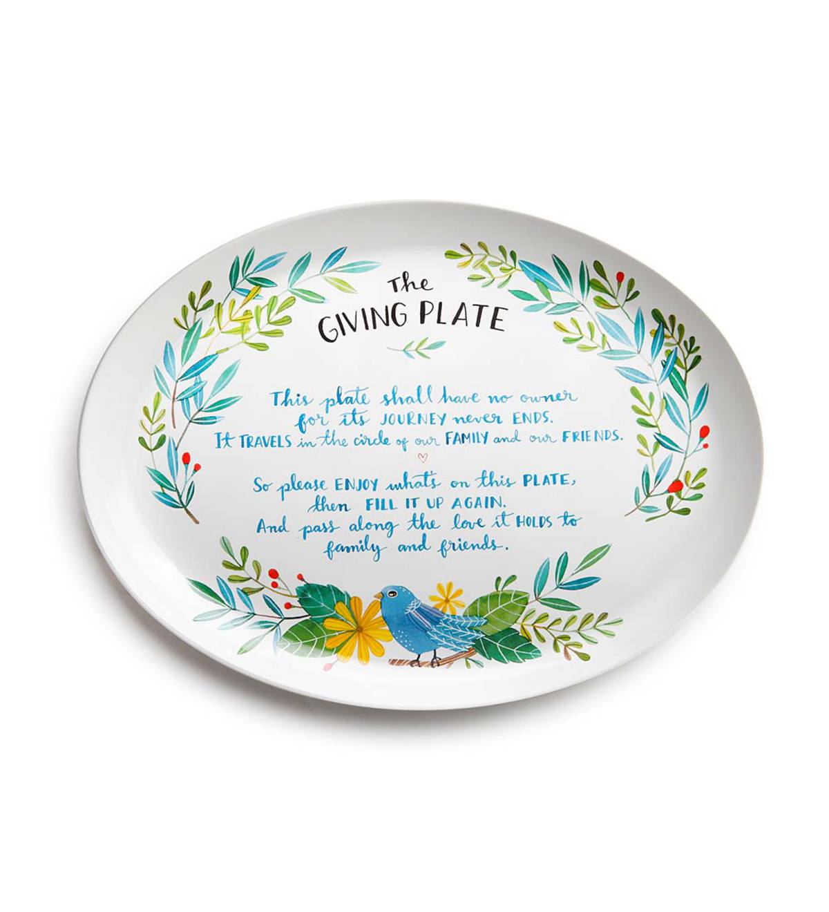 Traditional Ceramic Giving Platter