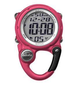 Mini Clip Digital Watch - Pink