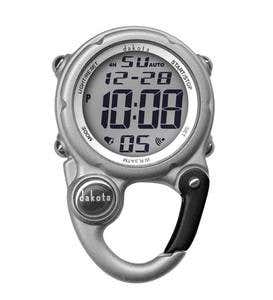 Mini Clip Digital Watch - Silver