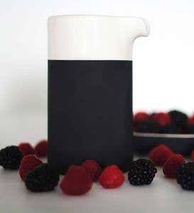 Magisso® Naturally Cooling White Line Ceramic Carafe