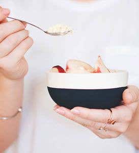 Magisso® Naturally Cooling White Line Ceramic Dessert Cup