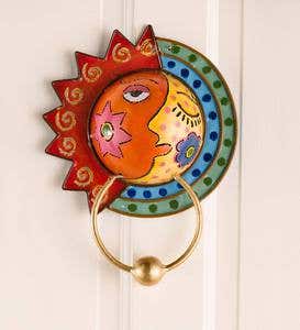Celestial Door Knocker - Sun & Moon
