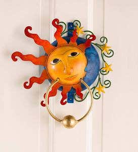 Celestial Door Knocker - Sun & Moon