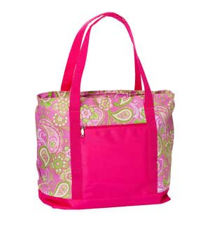Two-in-One Cooler Bag with Handle - Pink