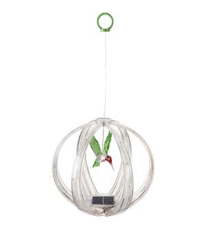 Solar Color Chasing Lighted Sphere Mobile - Dragonfly