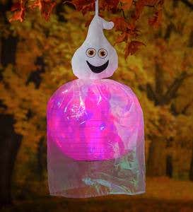 Beaming Buddies Collapsible Ghost Halloween Lantern