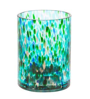 Glass LED Planter - Green