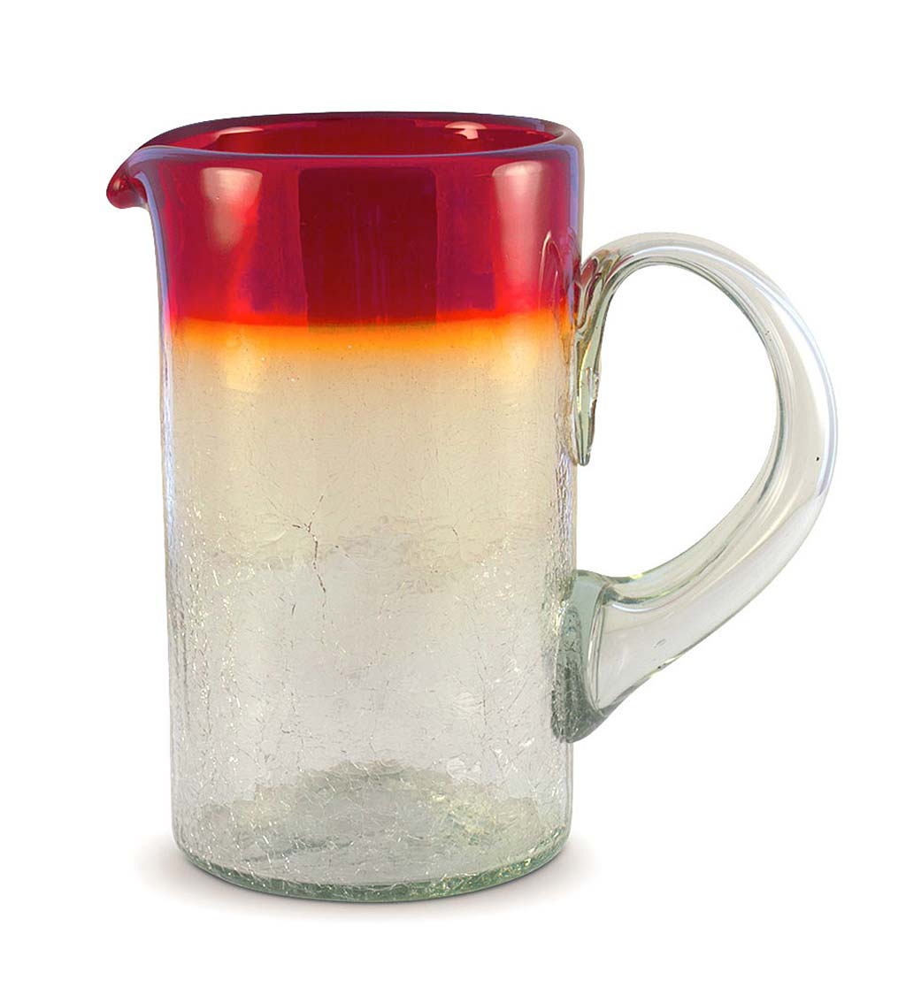 Maya Recycled 64oz Pitcher - Red