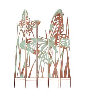 Butterfly Garden Landscape Panel Stakes, Set of 5