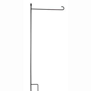 4-Piece Garden Flag Stand with Finial