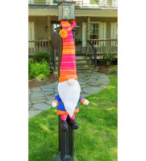 Garden Gnome Post Hugger