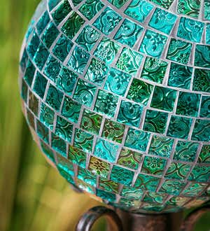 Mosaic Glass Gazing Garden Ball
