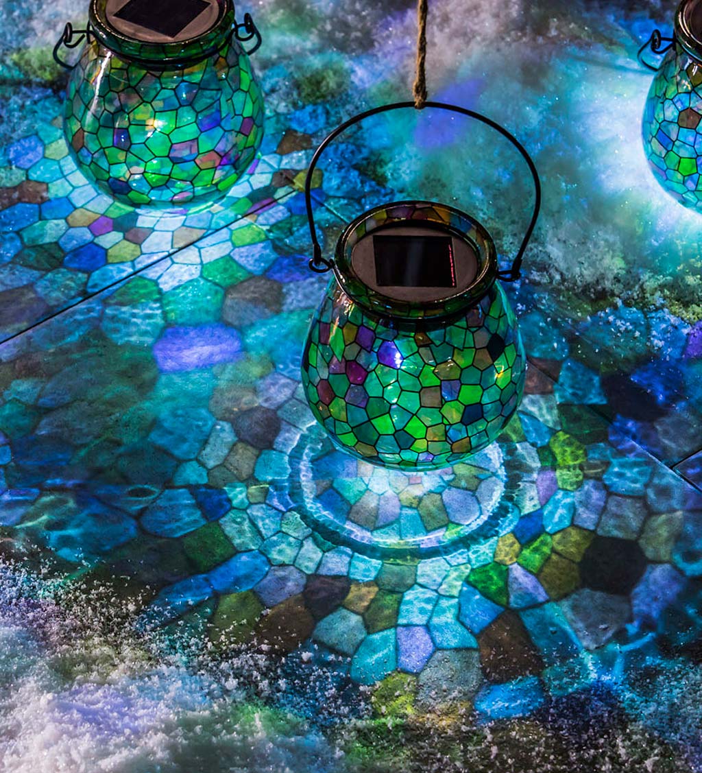 Kaleidoscope of Light Glass Solar Lantern