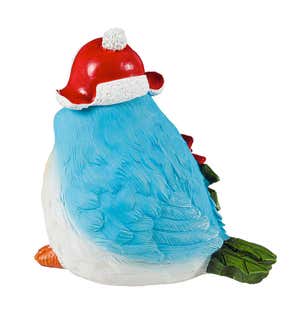 Lighted Holiday Portly Birds, Set of 3