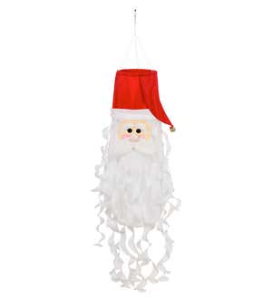 Holiday Santa 3D Hanging Windsock