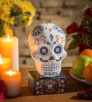 Houston Astros Sugar Skull Statue