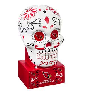 Arizona Cardinals Sugar Skull Statue