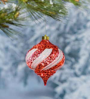 Large Lighted Outdoor Holiday Finial Ornament