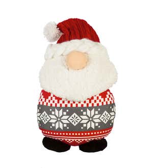 Holiday Gnome Shaped Pillow