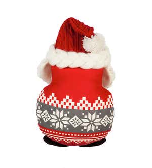 Holiday Gnome Shaped Pillow