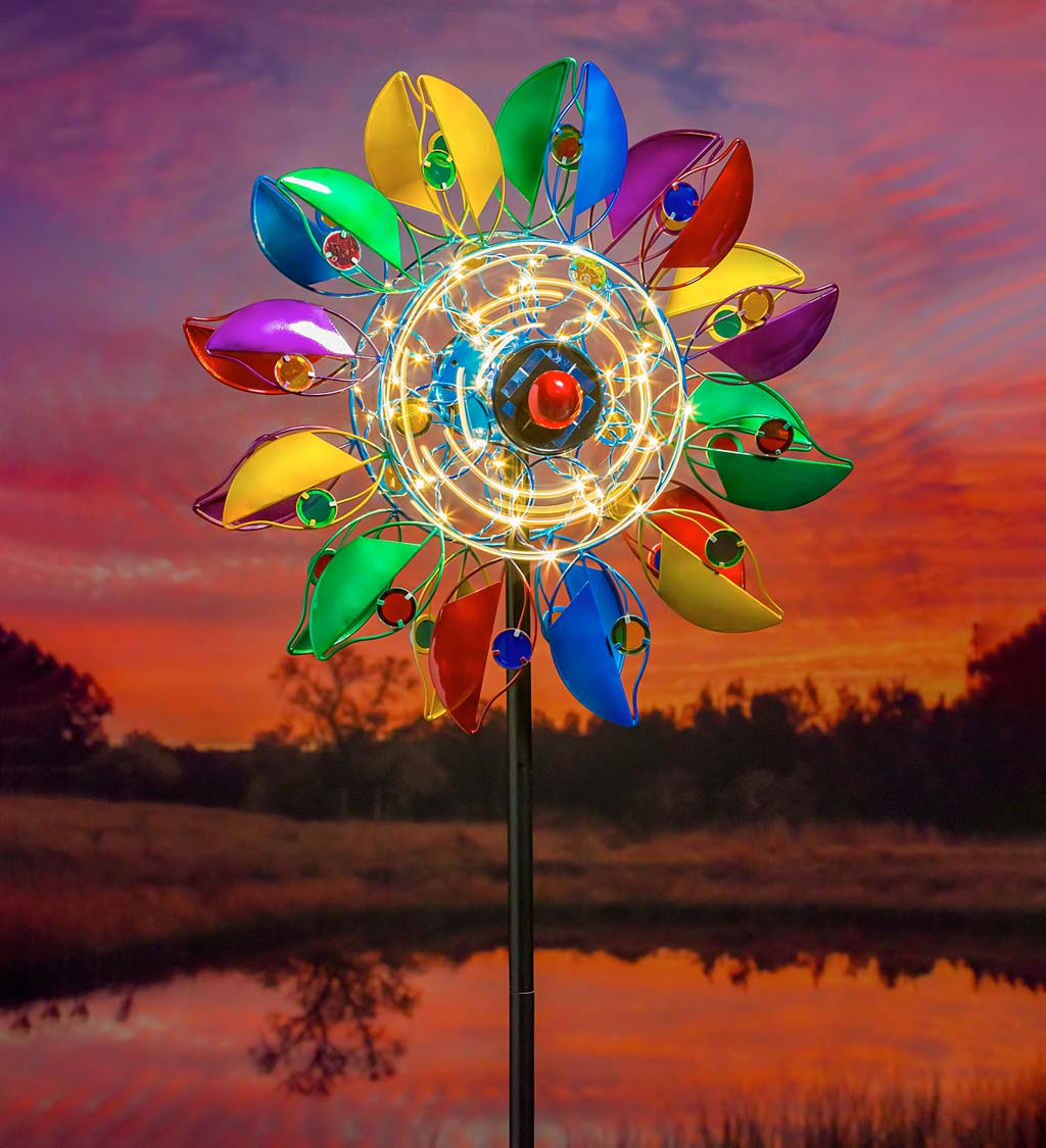 Radiant Jewel Solar Wind Spinner