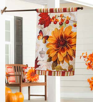 Fall in Love Suede House Flag