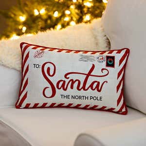 Letter to Santa Lumbar Pillow
