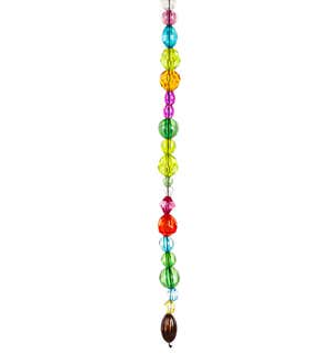 Colorful Hanging Glass Decor