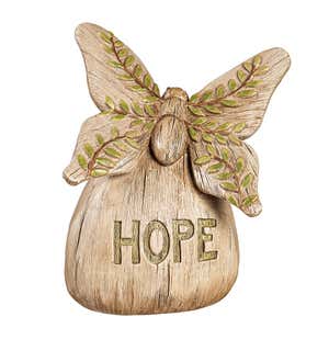 Butterfly and Dragonfly Garden Stone, Hope & Peace, Set of 2